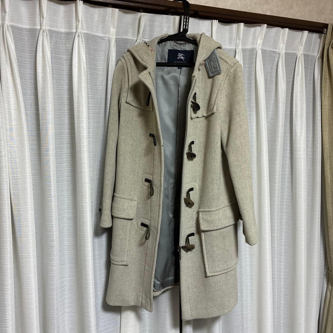 BURBERRY ダッフルコート 38 グレー