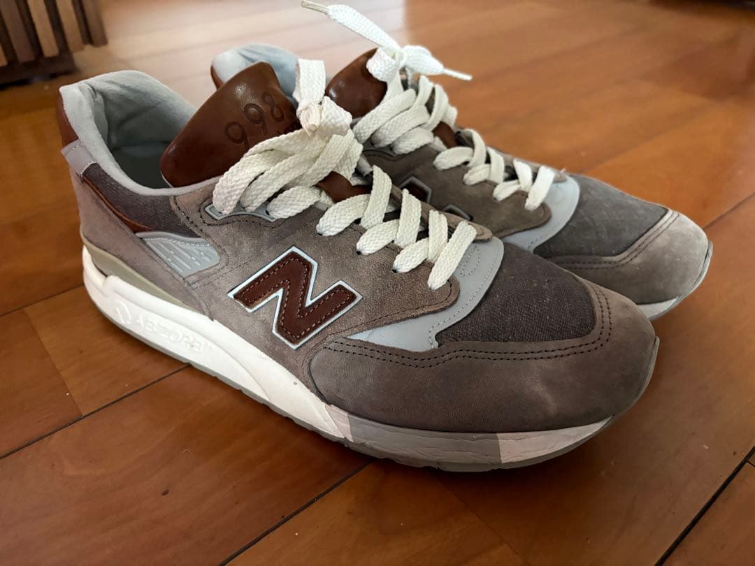 New balance ☆M998DBOA ダークグレー×ブラウン