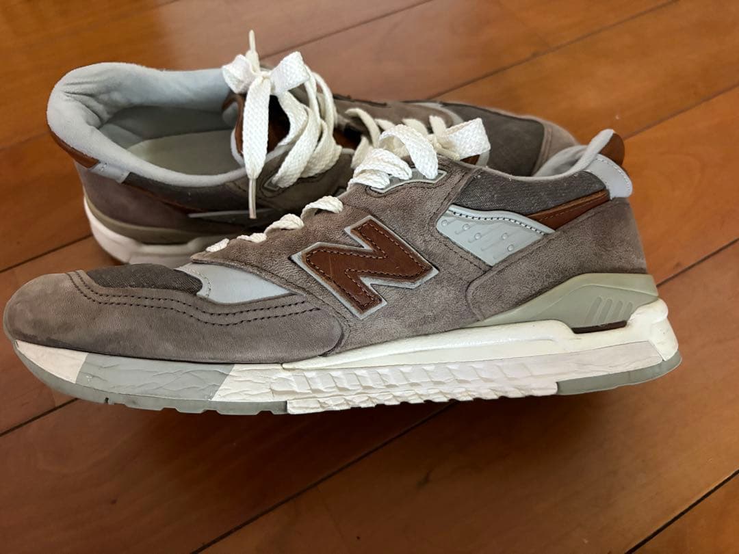 New balance ☆M998DBOA ダークグレー×ブラウン