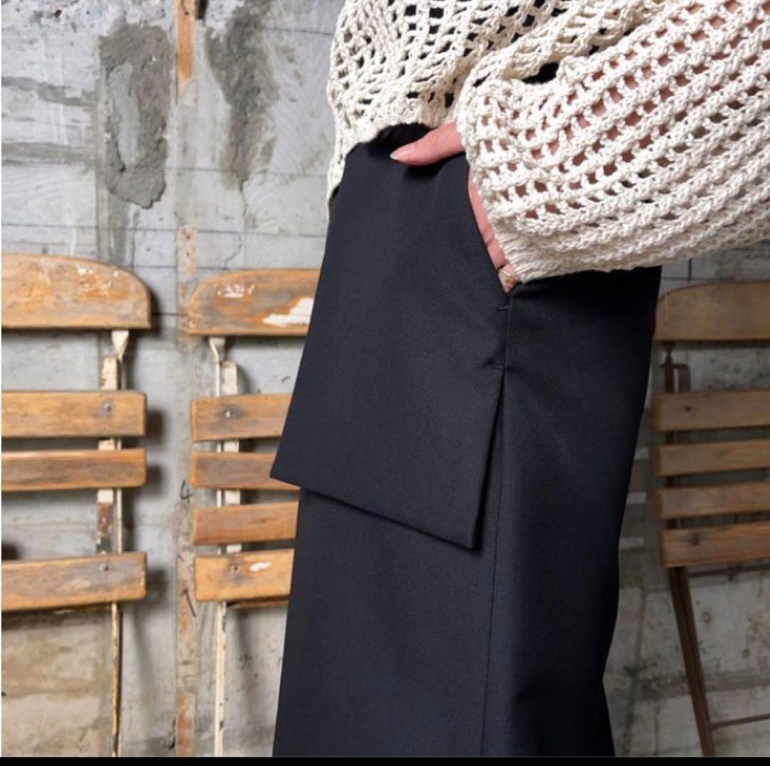 hyke ハイク DOESKIN MIDI SKIRT スカートサイズ1