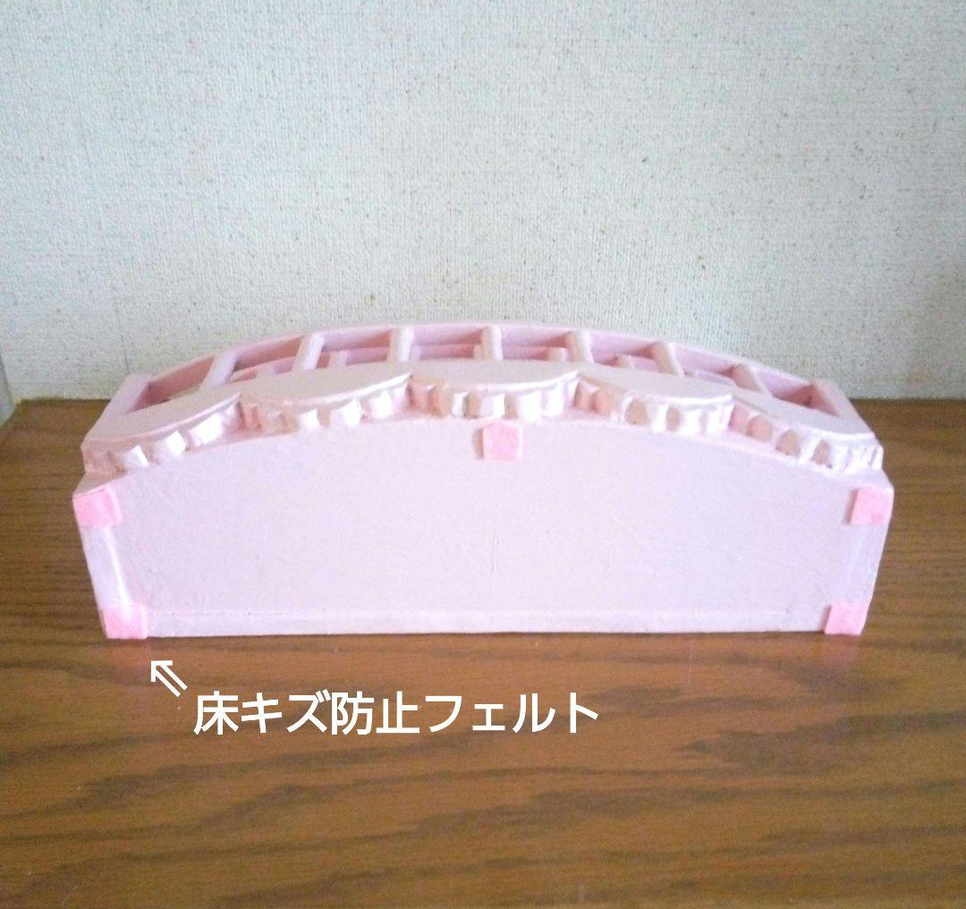 ろい　アンティーク調リボン付きレターラック