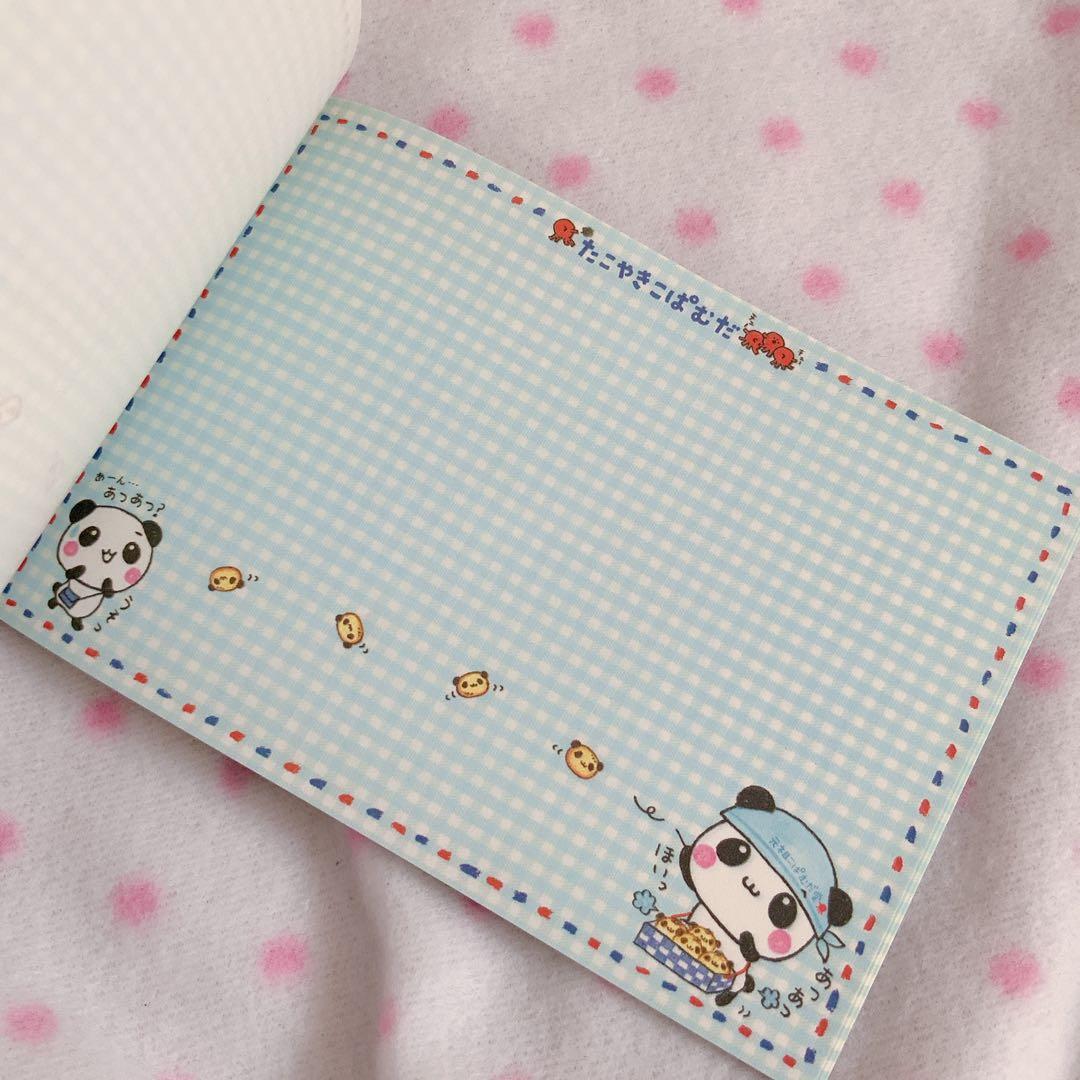 d*3様 平成レトロ　クーリア　たこやきこぱむだ　メモ帳