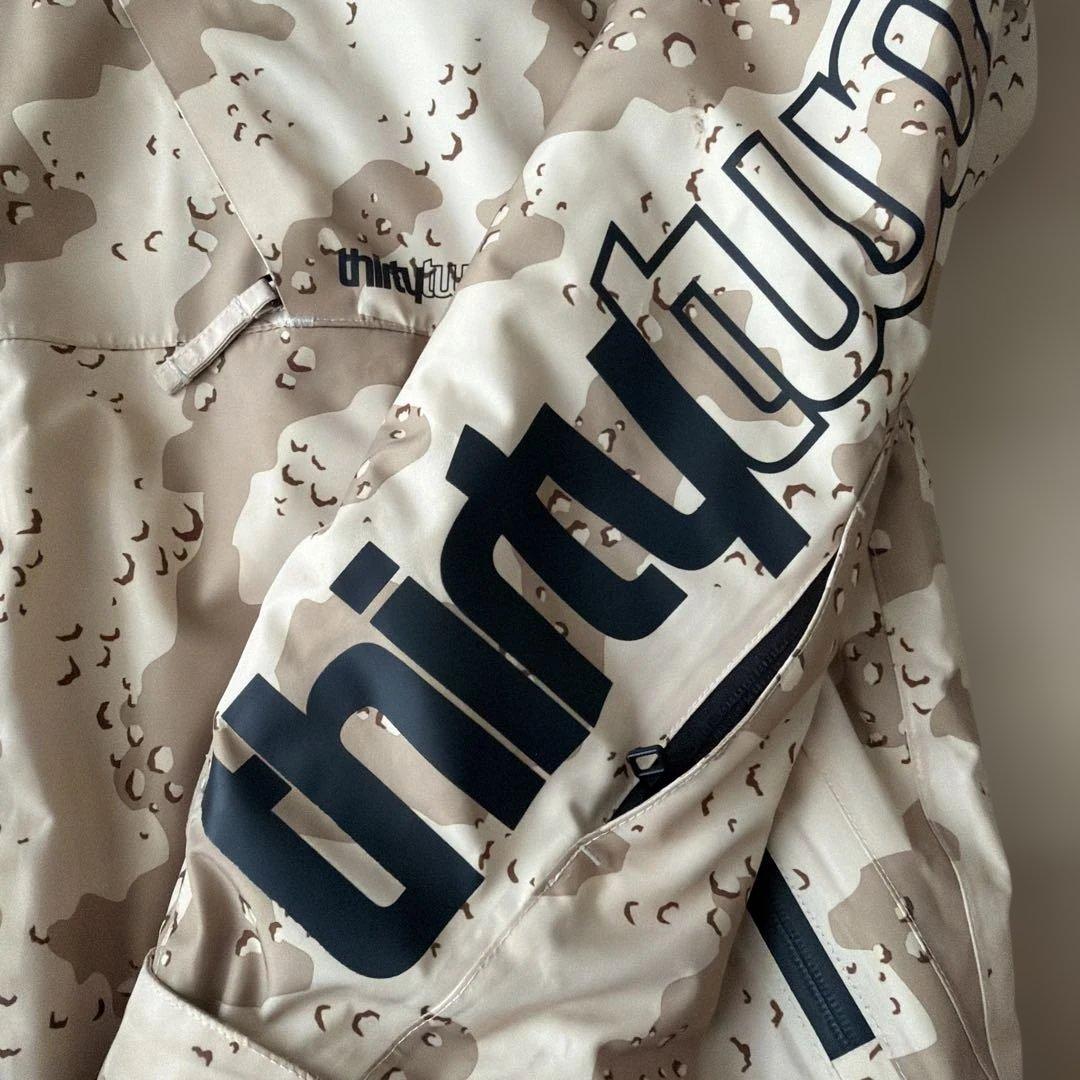 thirtytwo サーティーツー スノーボード ウェア カモ ジャケット XL