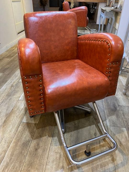 mateil レッドブラウン 1脚