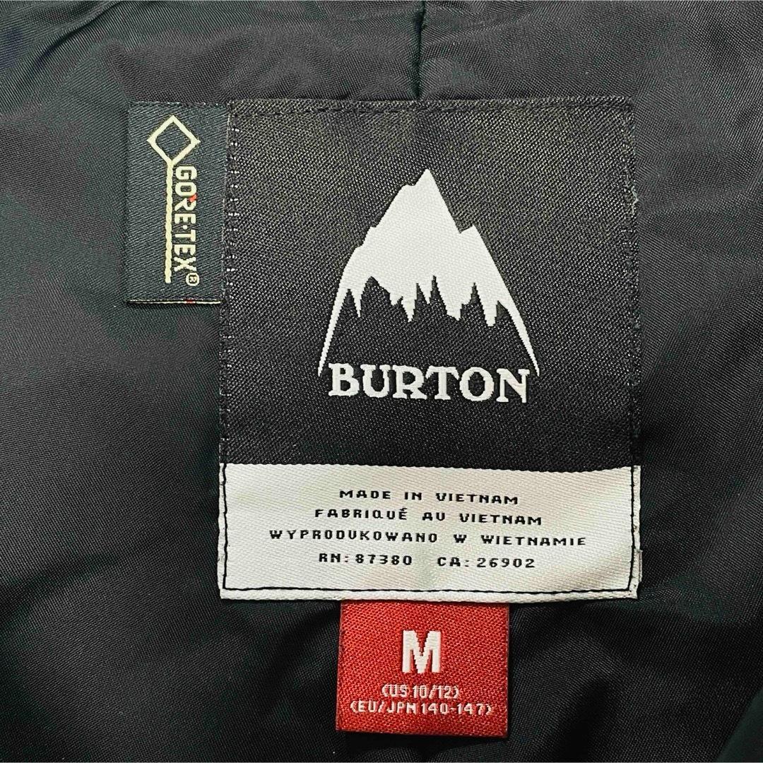 6625【美品】バートン　パンツ　ゴアテックス　総柄　キッズM ブルー スノボ