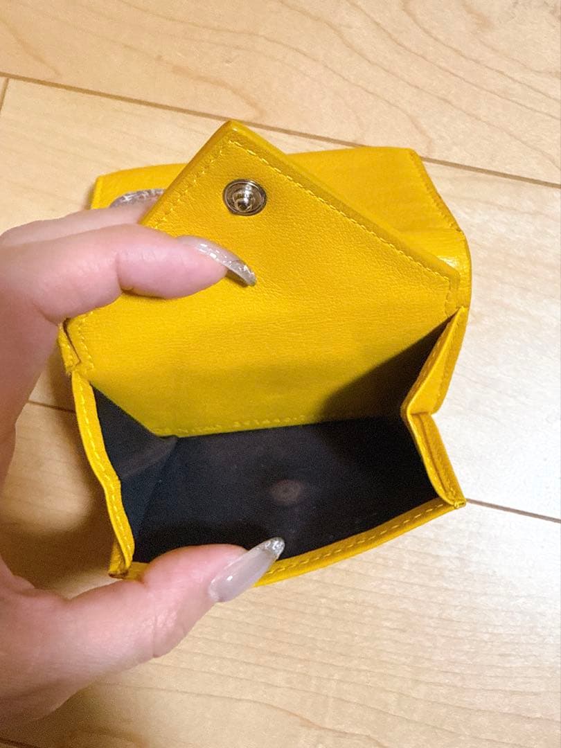 バレンシアガ ペーパーミニウォレット 三つ折り財布 ミニ財布 超美品