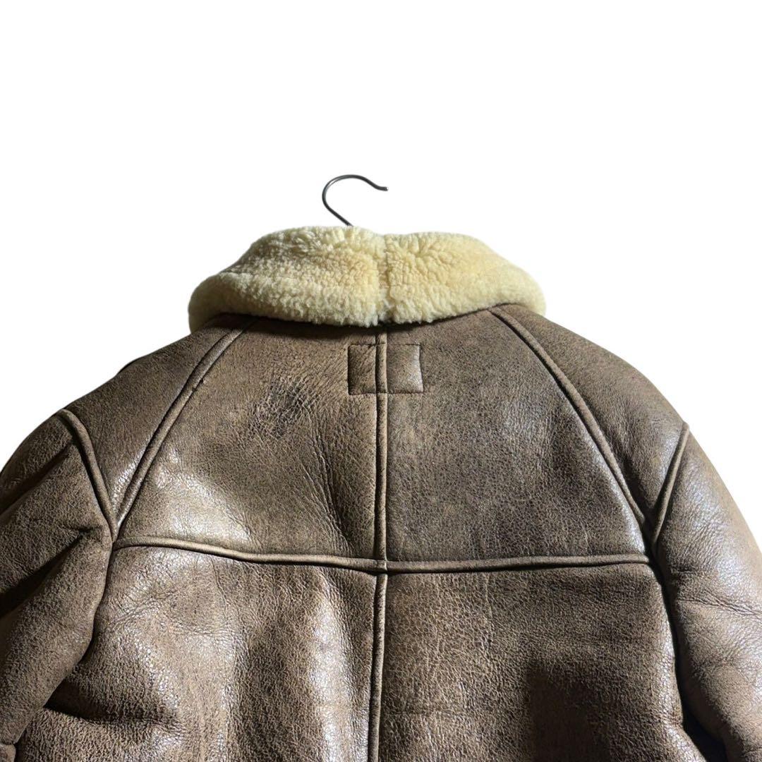 【雰囲気抜群】AVIREX フライトジャケット B-6 羊革　シープスキン