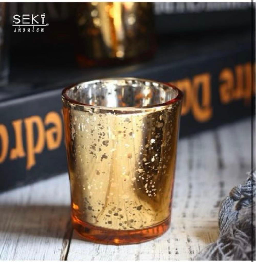 【送料込み】SEKI 金色 キャンドルホルダー 30個セット