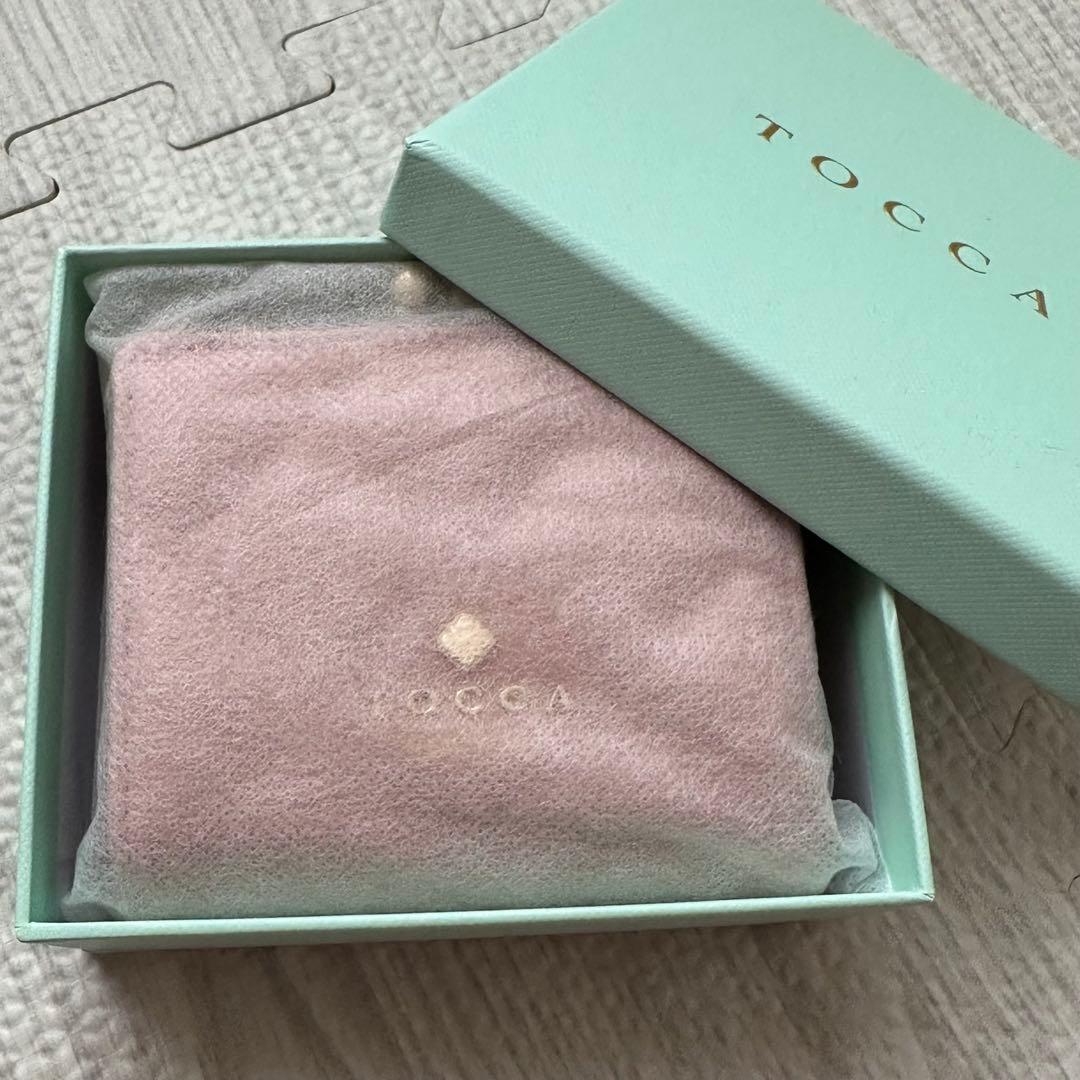 TOCCA トッカ ピンク キルティング 二つ折り財布 ミニ財布