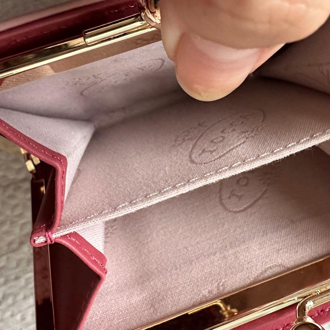 TOCCA トッカ ピンク キルティング 二つ折り財布 ミニ財布