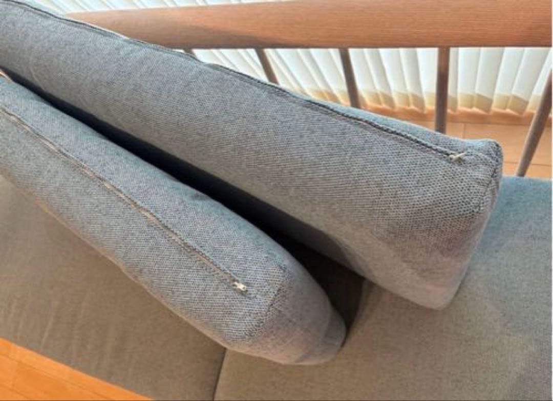 飛騨の家具　日進木工×TWO-ONE STYLE　3人掛けソファ『ブランカ』