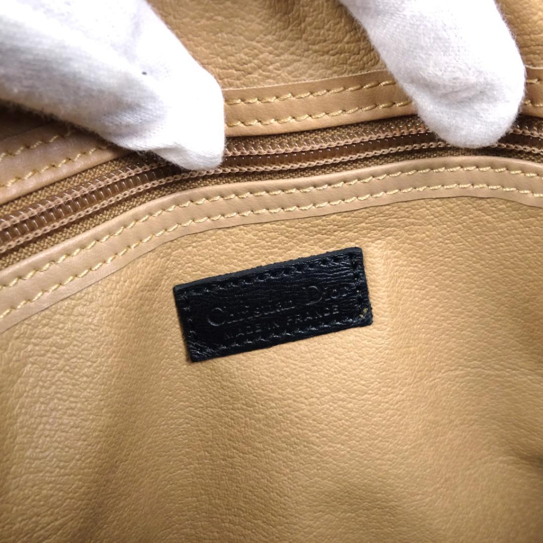 本物 美品■ディオール■トロッター ブラック ボストンバッグ トラベルバッグ