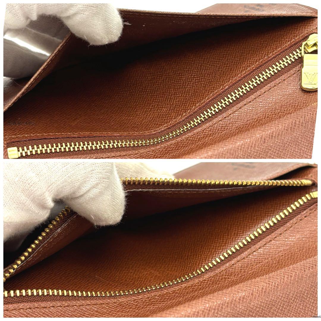 ルイヴィトン モノグラム コンチネンタルクラッチ がま口 長財布 二つ折り