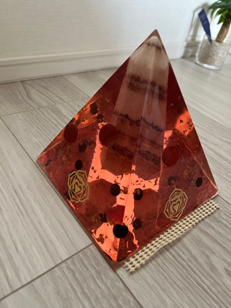 オルゴナイト ピラミッド型 天然石 パワーストーン 浄化 インテリア