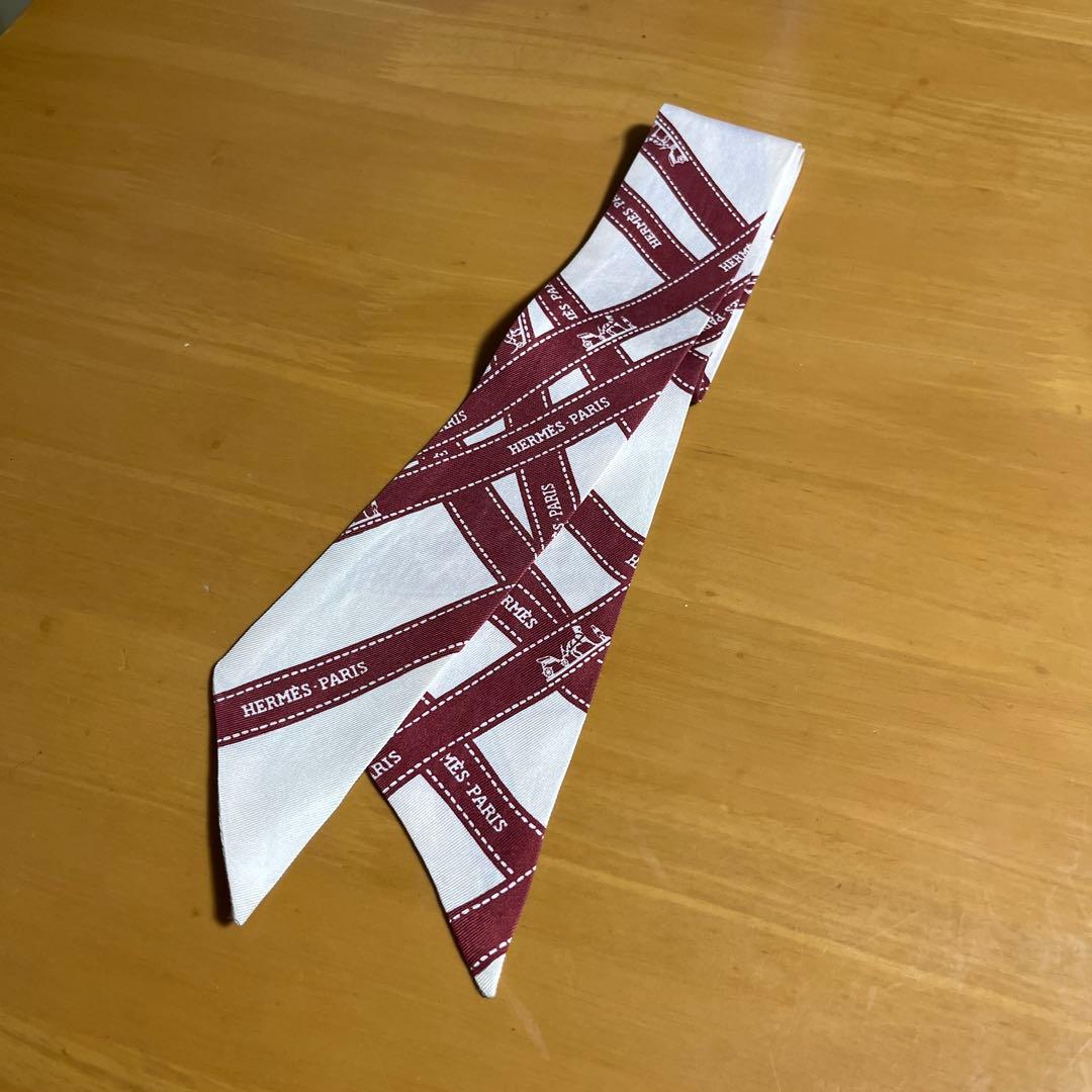 【美品】HERMES シルク スカーフ