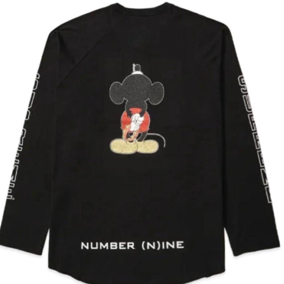 SUPREME ナンバーナイン　ミッキーマウス 長袖カットソー Mサイズ