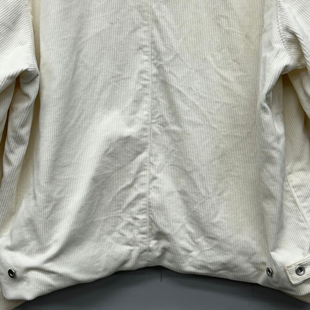 17AW AURALEE DOUBLE FACE ZIP BLOUSON 3 白