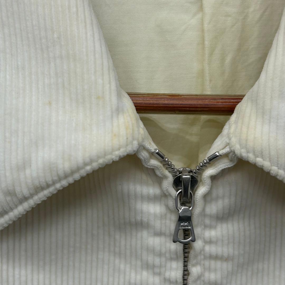 17AW AURALEE DOUBLE FACE ZIP BLOUSON 3 白