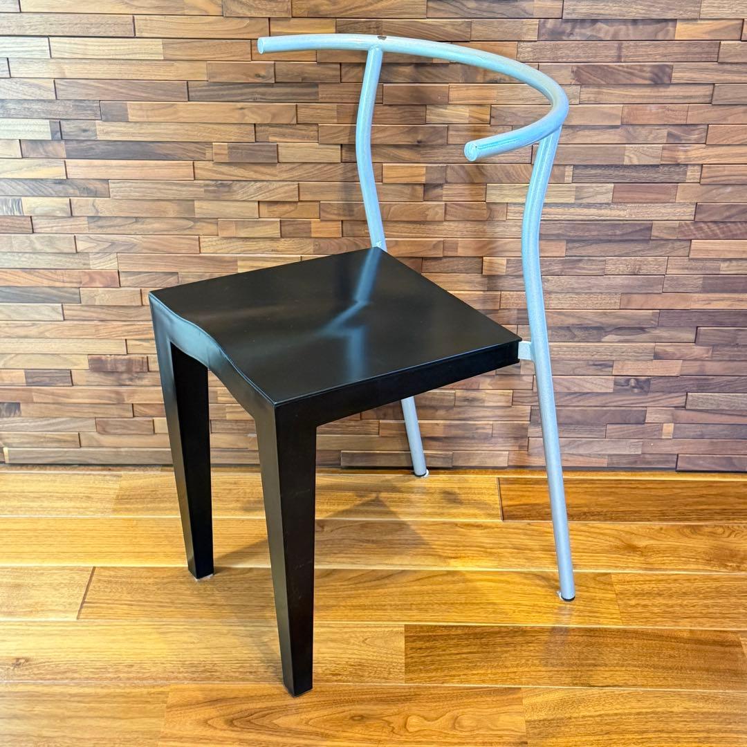 Kartell Dr.Glob カルテル ドクターグロブ チェア 黒/シルバー