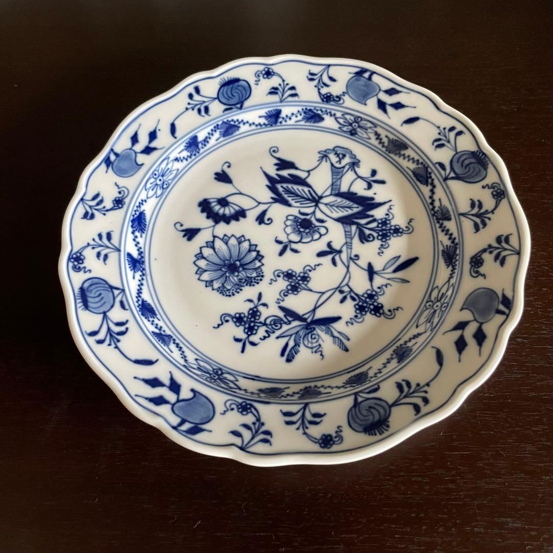 MEISSEN マイセン　ブルーオニオン　プレート 21㎝ アンティーク