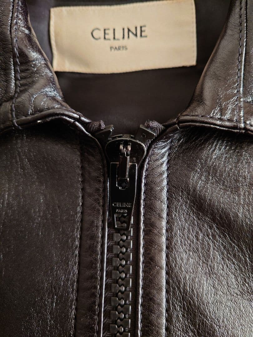 CELINE セリーヌ エディスリマン着 キムタク着 20ss レザージャケット