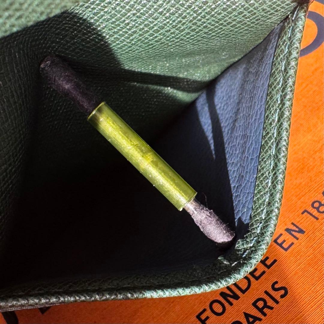 LOUIS VUITTON タイガ ポルトビエ カルトブルー 折り財布 外観極美