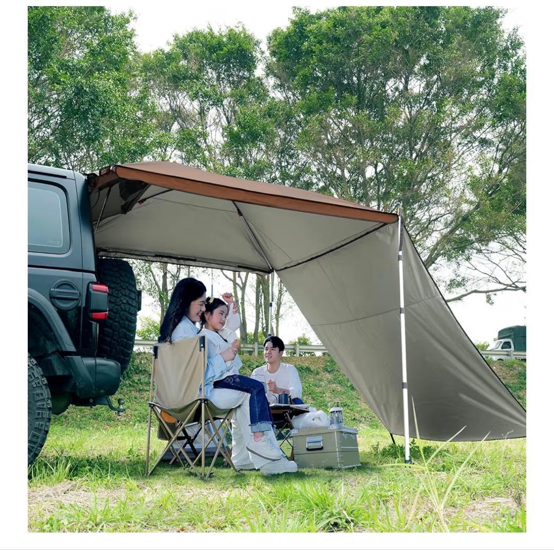 GOTIDYカーサイドタープ ワンタッチ 車