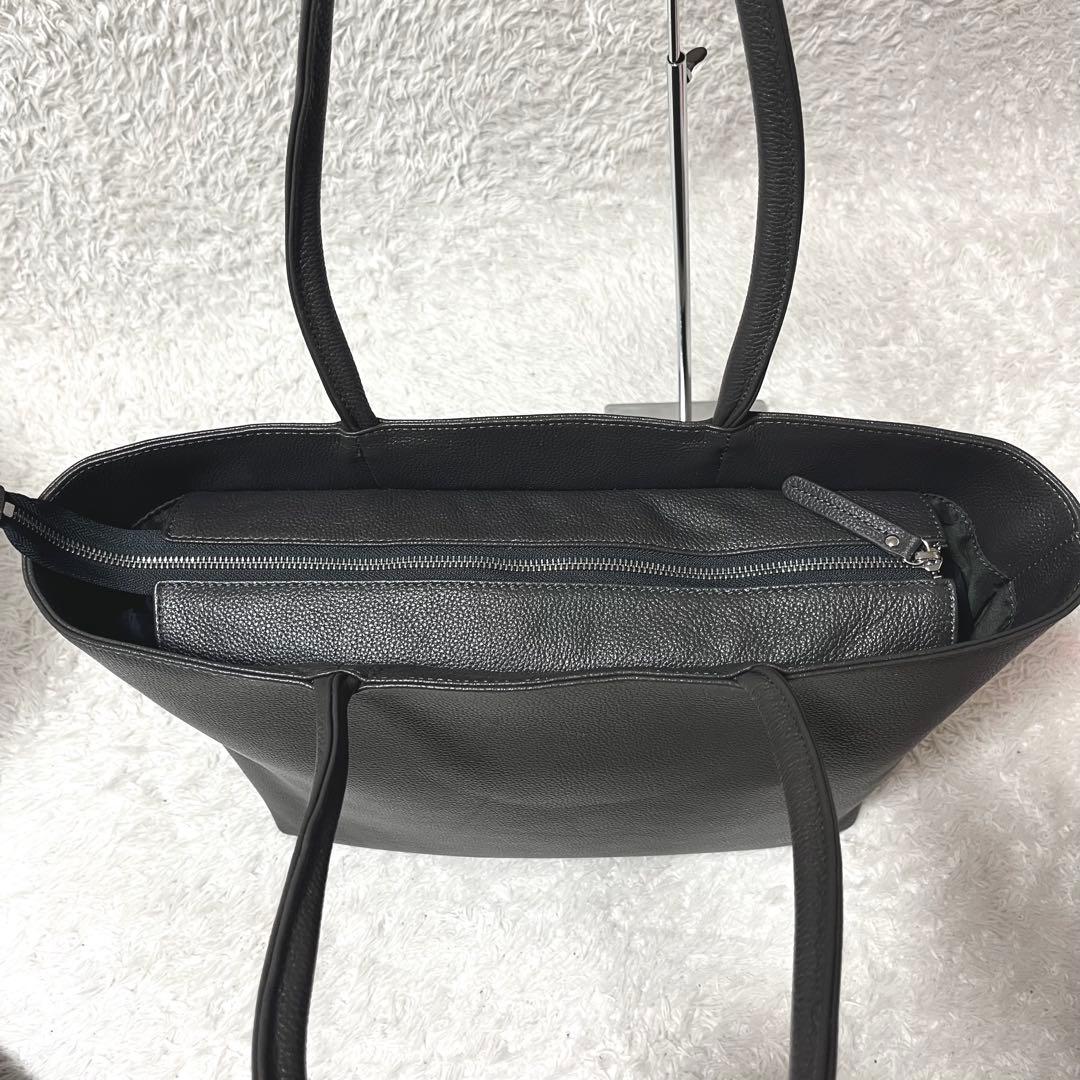 ✨美品✨希少色 RATOM トートバッグ ビジネスバッグ 肩掛け シボ革 A4可