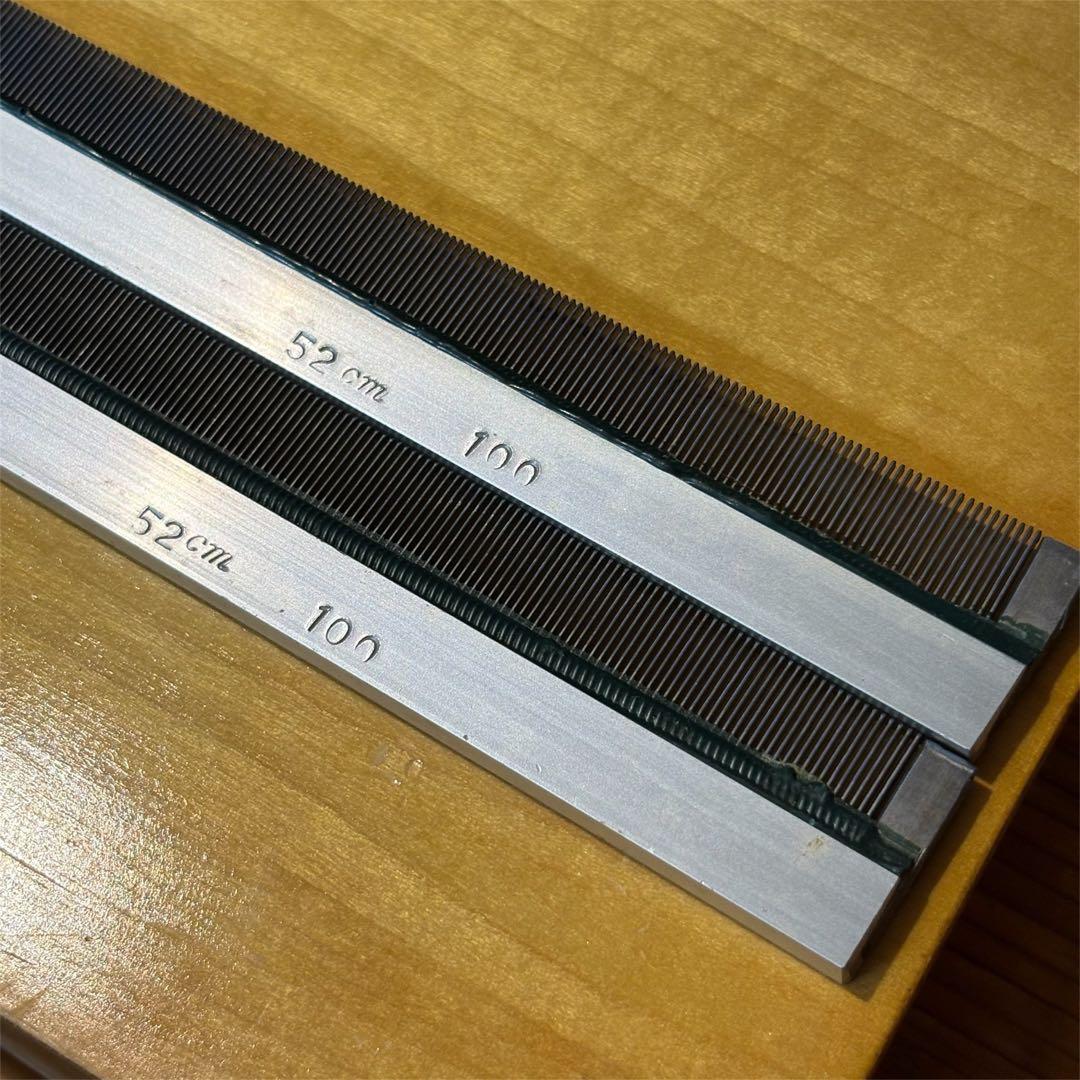 絵絣台　専用半筬　2枚セット　東京手織機　絣用具　半筬　機織り　手織り　織道具