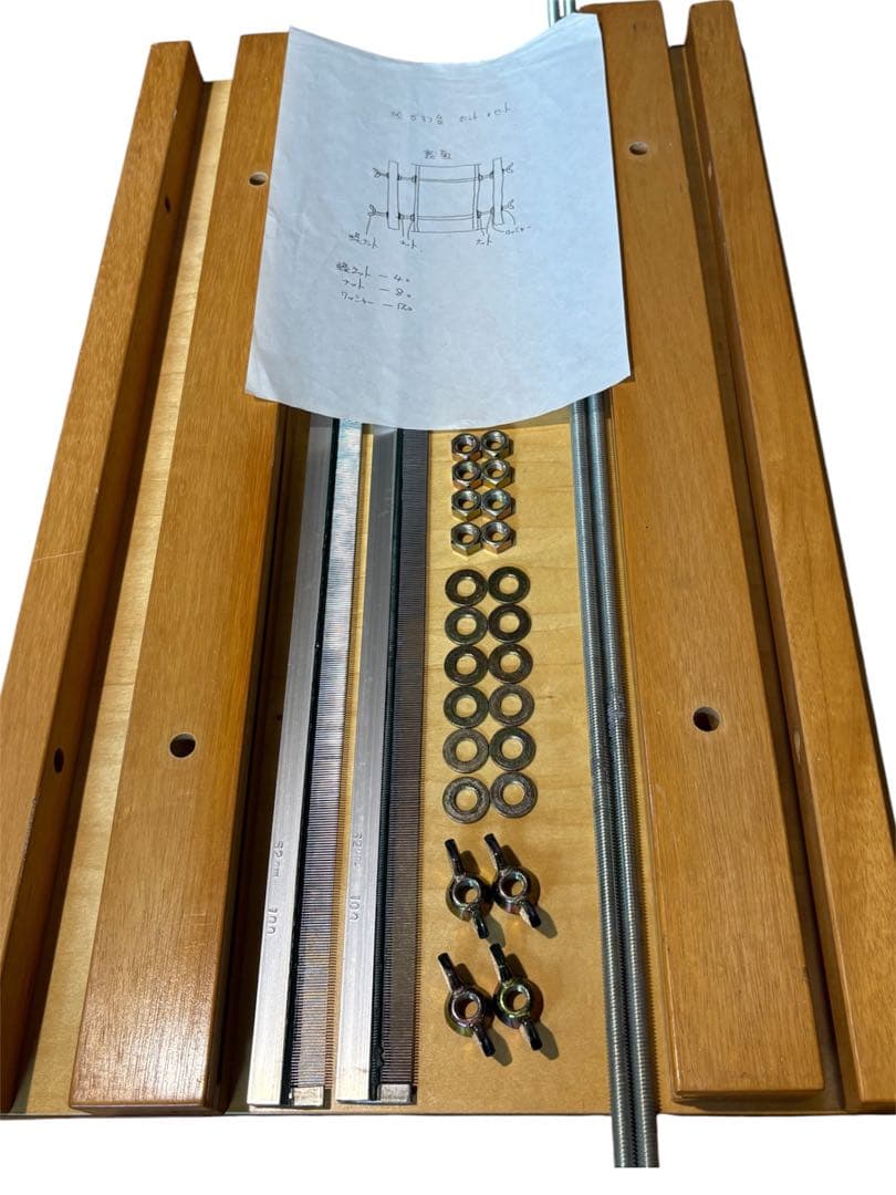 絵絣台　専用半筬　2枚セット　東京手織機　絣用具　半筬　機織り　手織り　織道具