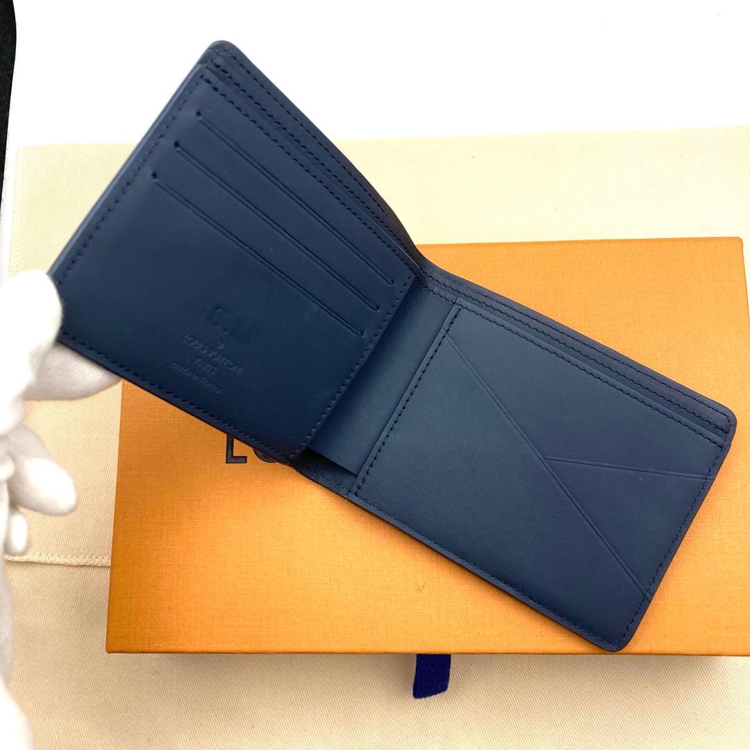 【美品・IC】ルイヴィトン アエログラム ミュルティプルネイビー 現行モデル