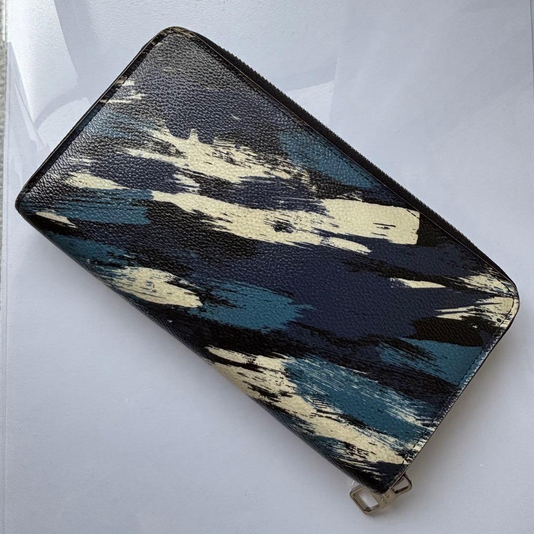 【Louis Vuitton】 ジッピーオーガナイザー✨青白黒ブラシデザイン