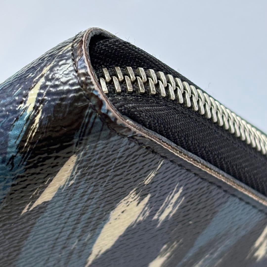 【Louis Vuitton】 ジッピーオーガナイザー✨青白黒ブラシデザイン