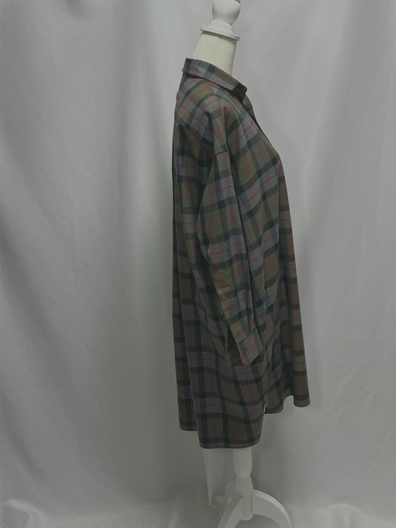 G様**オーバーサイズ チェック柄シャツ 長袖