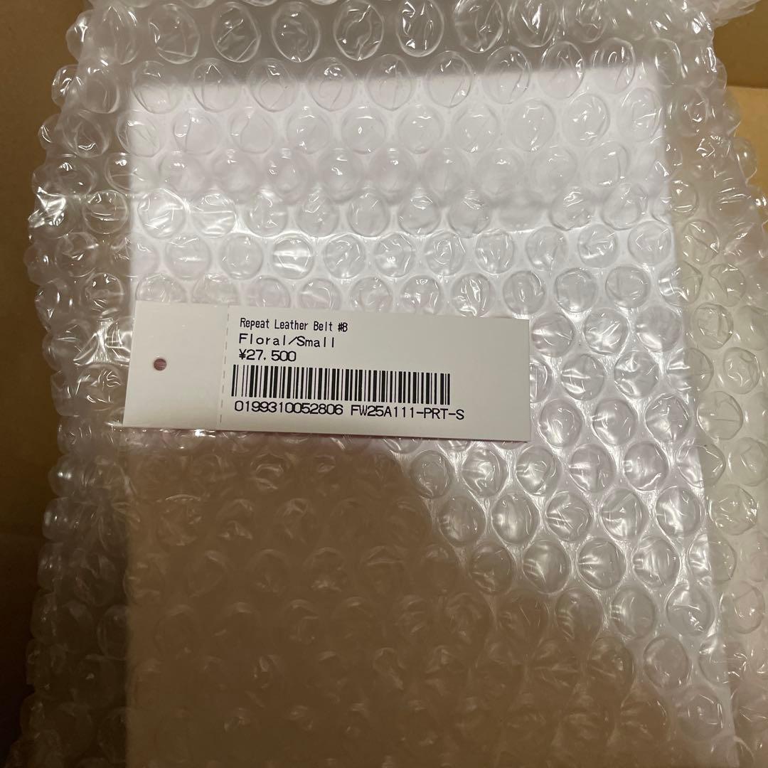 小物 SUPREME REPEAT LEATHER BELT FLORAL S