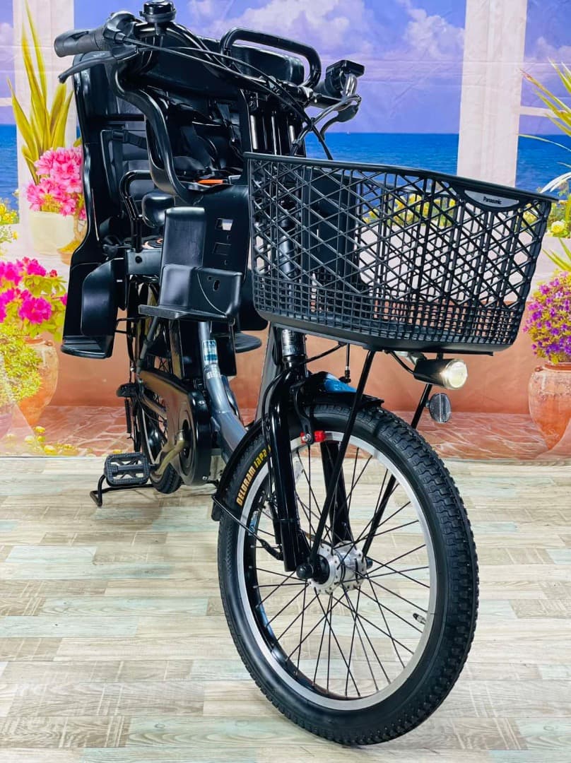Y2082 王様アニーズ⭐️ 16AH！　パナソニック　子供乗せ電動自転車