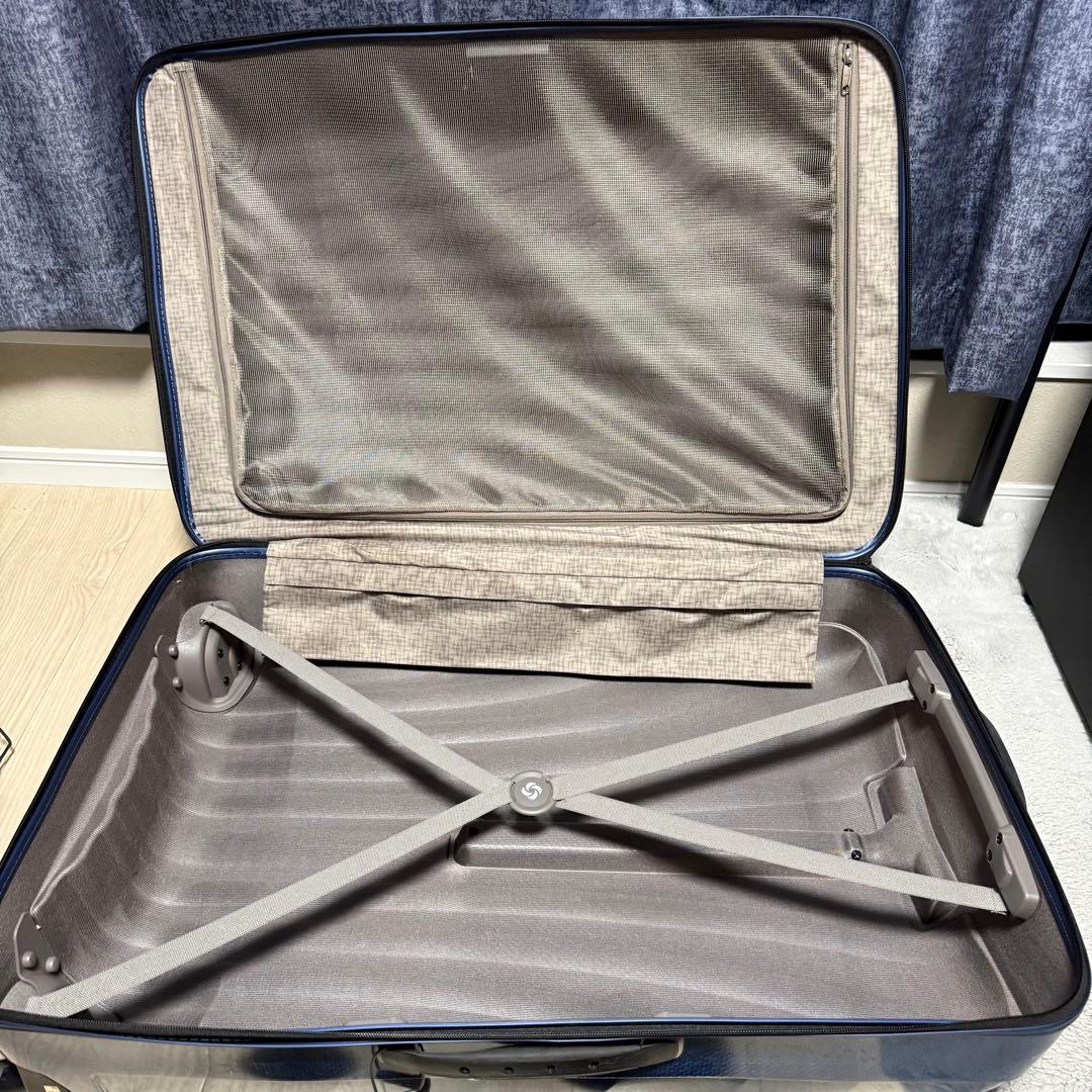 【中古】samsonite サムソナイト 1910 スーツケース 青 ブルー