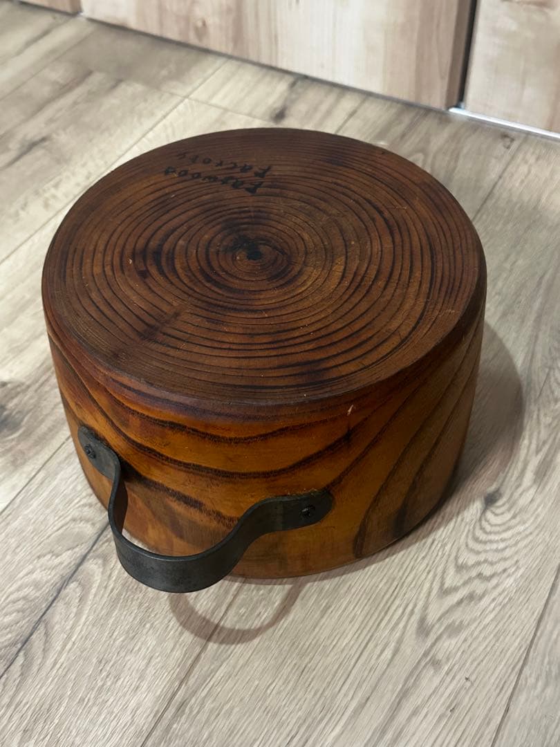 入手困難Fatwood Factory 焔燻造り薪割り台アイアンハンドル仕様