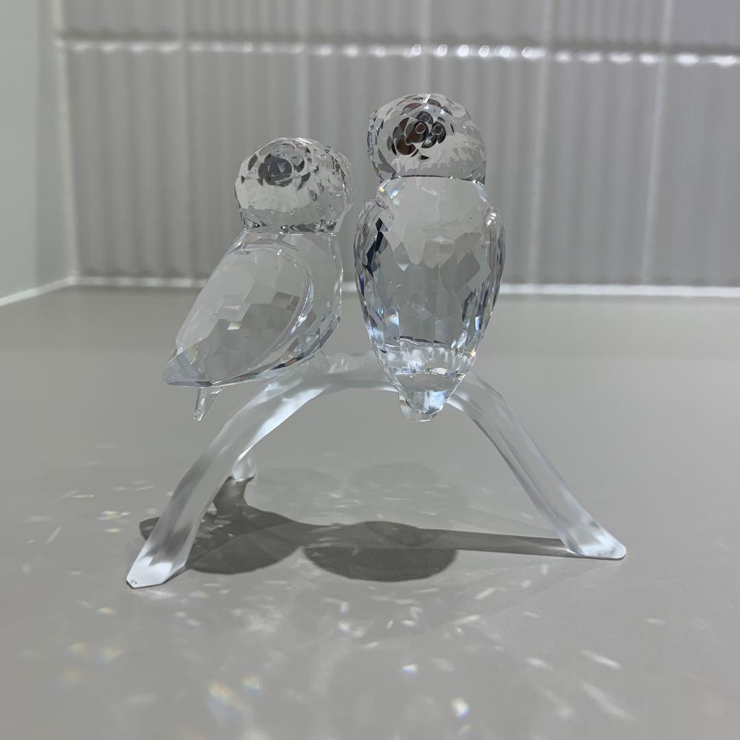 稀少✨極美品　スワロフスキー クリスタル フィギュア フクロウ 1003312