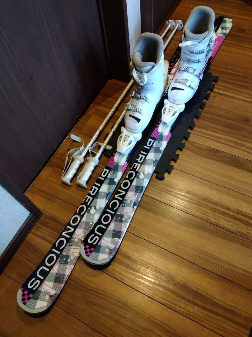 人気♥PURECONSCIOUS/レディース用/スキーセット/メンテ・WAX済✔