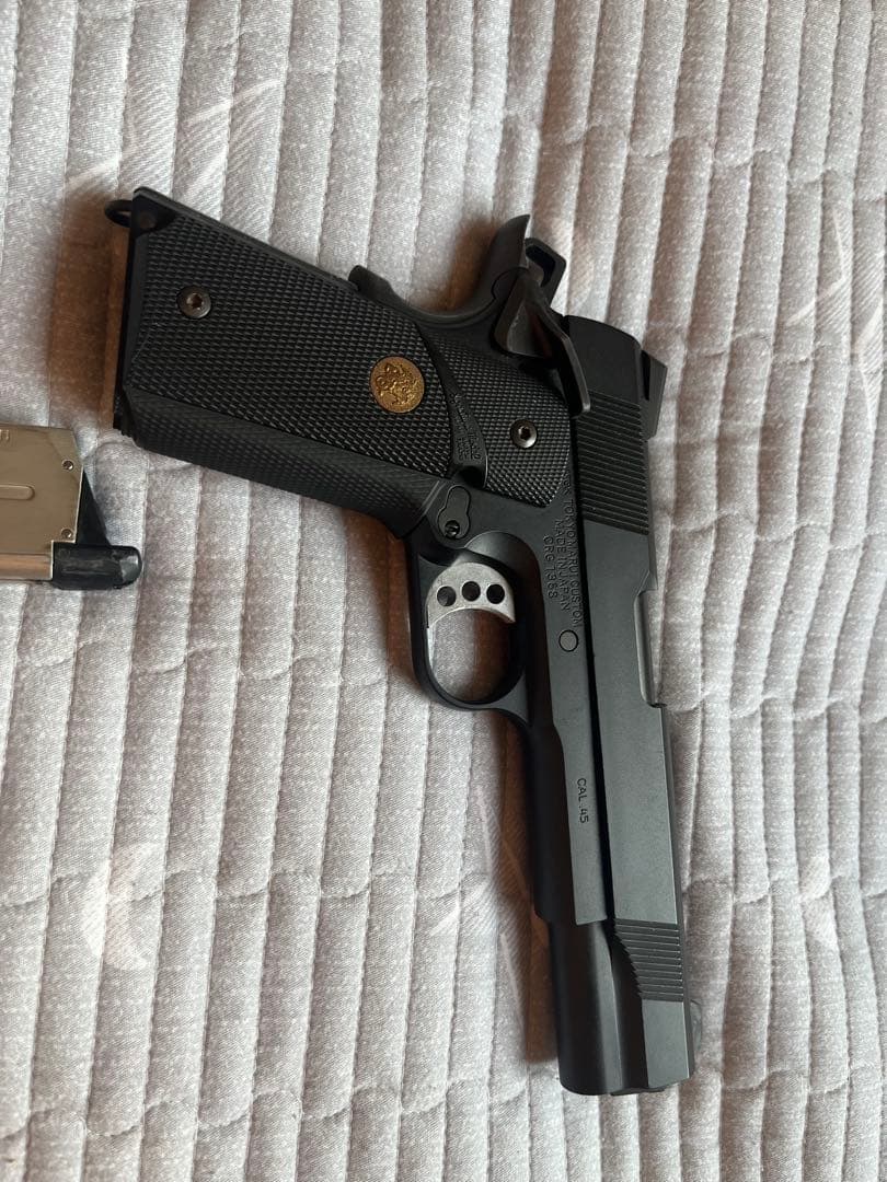 ブラック ガスガン 金属製バレル 1911 MEU