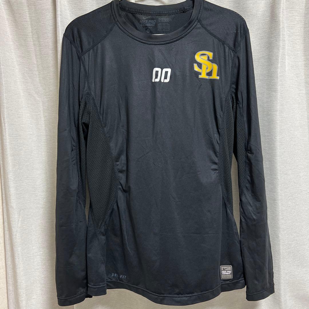 福岡ソフトバンクホークス　川瀬晃選手着用・使用済アンダーシャツ