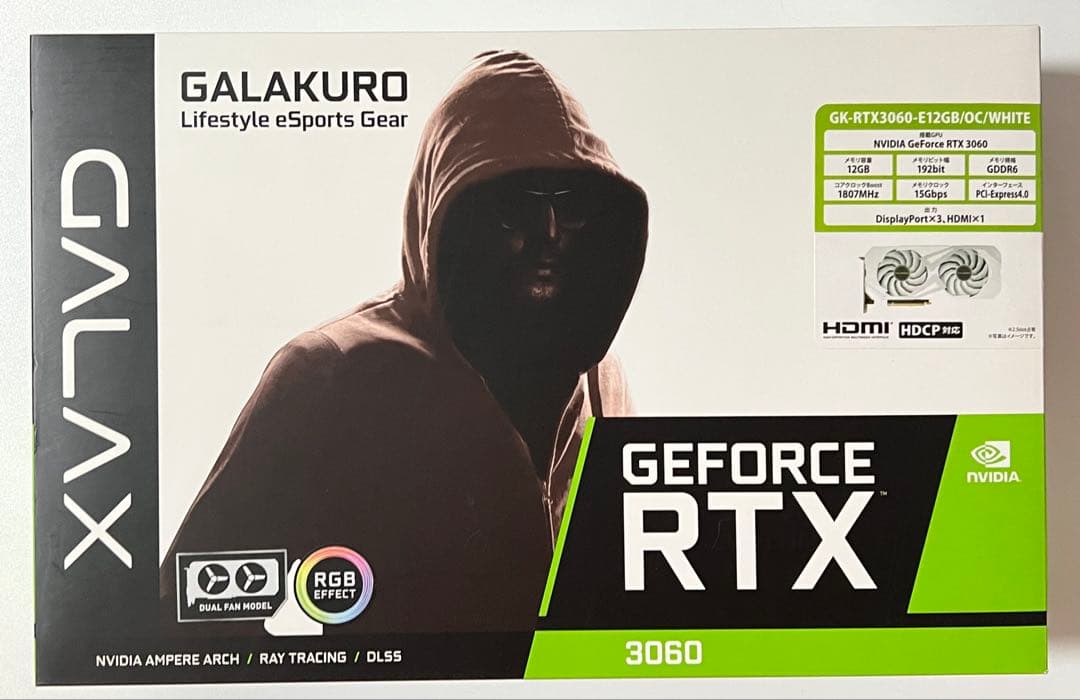 GALAKURO RTX 3060 グラフィックボード