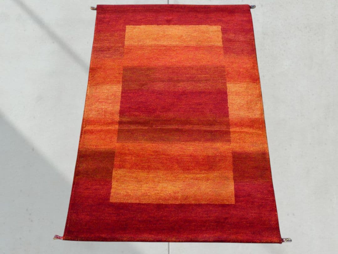 182×118cm　ギャッベ　ペルシャ絨毯　手織り