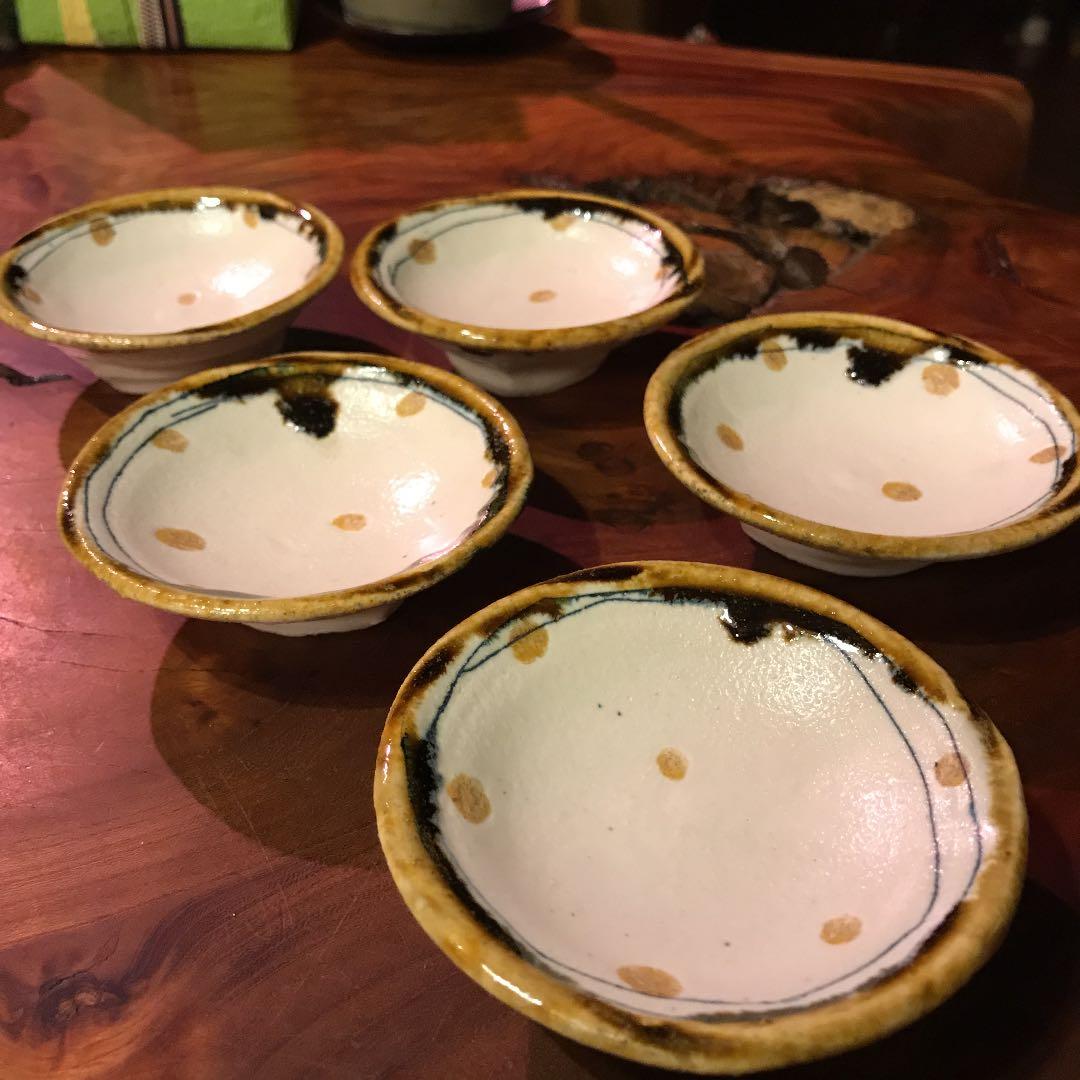 豆小皿5枚　　匠シリーズ作家物