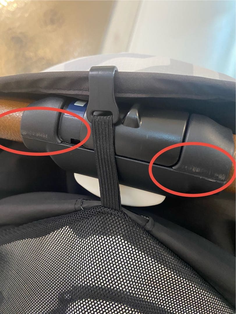 アップリカ　ベビーカー マジカルエアー クッション AC ブラック　説明書付き