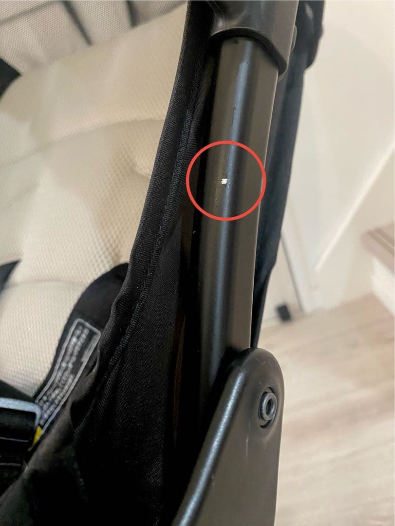 アップリカ　ベビーカー マジカルエアー クッション AC ブラック　説明書付き