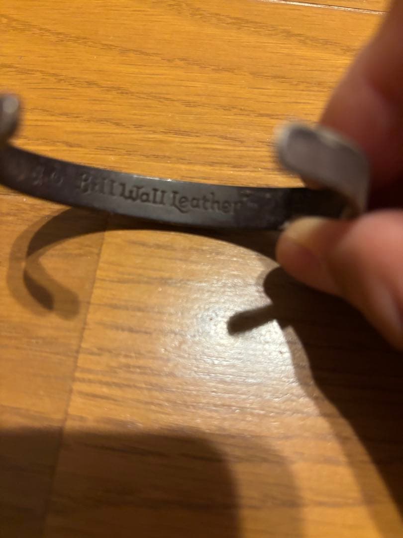 ビルウォールレザー バングル　ビンテージ