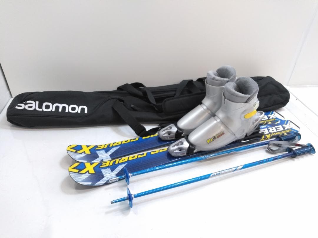 ジュニアスキー5点セット セレス 100cm ブーツ ゲン 22cm ◇