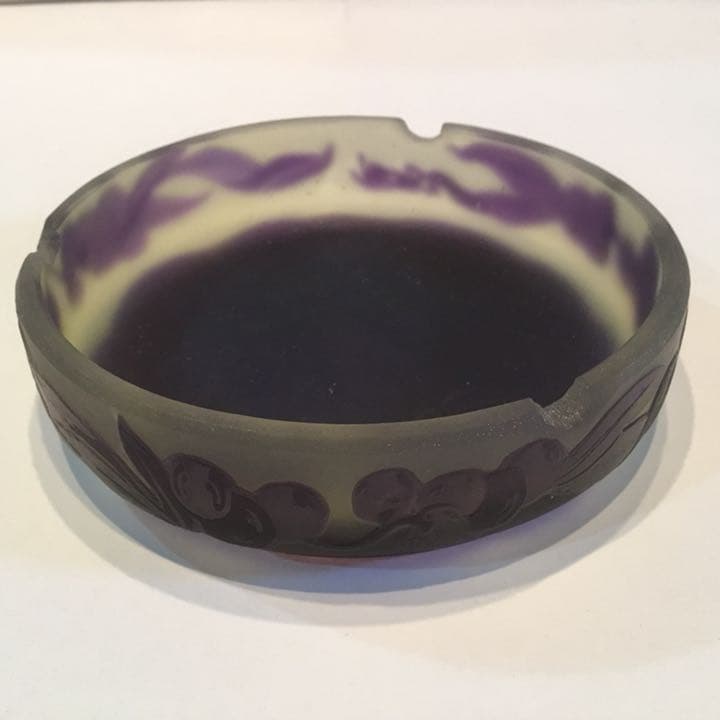 エミール・ガレ 復刻版 ルーマニア製 新品 ハンドメイド 灰皿 小物入れ 花瓶